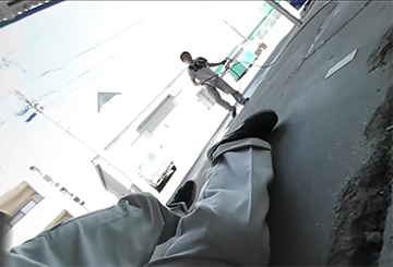 自転車安全運転VR、急発進での衝突事故