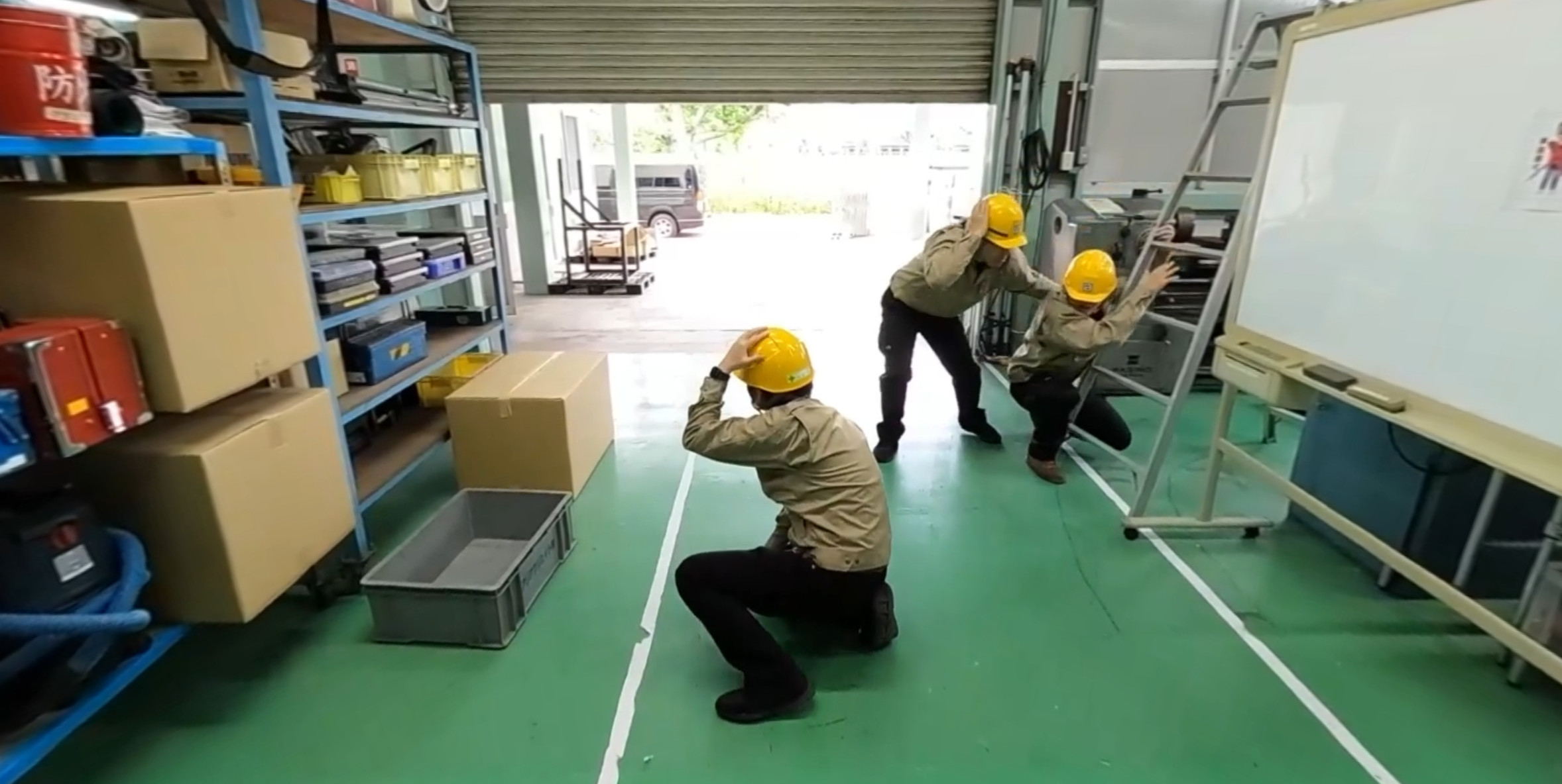 地震体験学習、震度5強