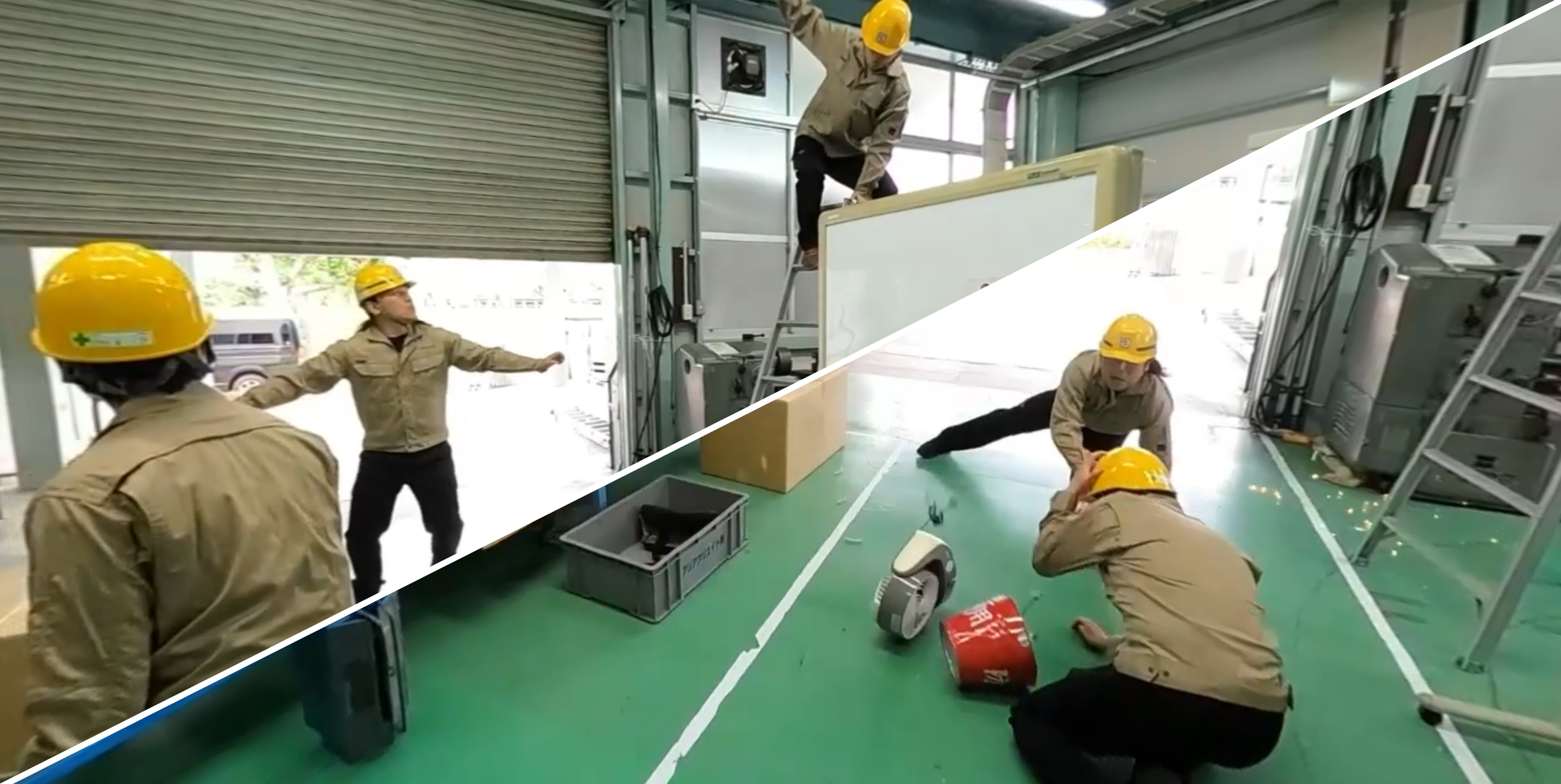 地震体験学習、震度5強＆6強