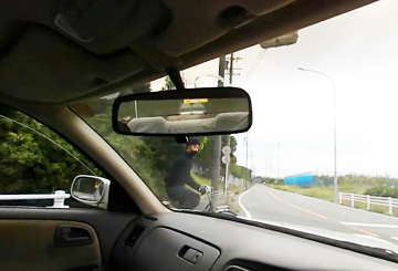 交差点事故VR、急な左折、人身事故