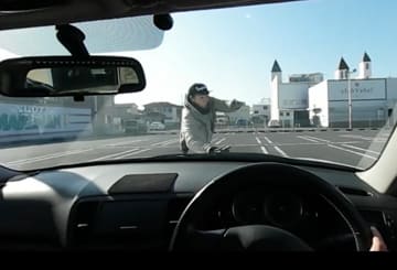 自転車安全運転VR、急発進での衝突事故