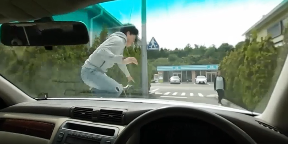 自転車安全運転VR、事故の体験